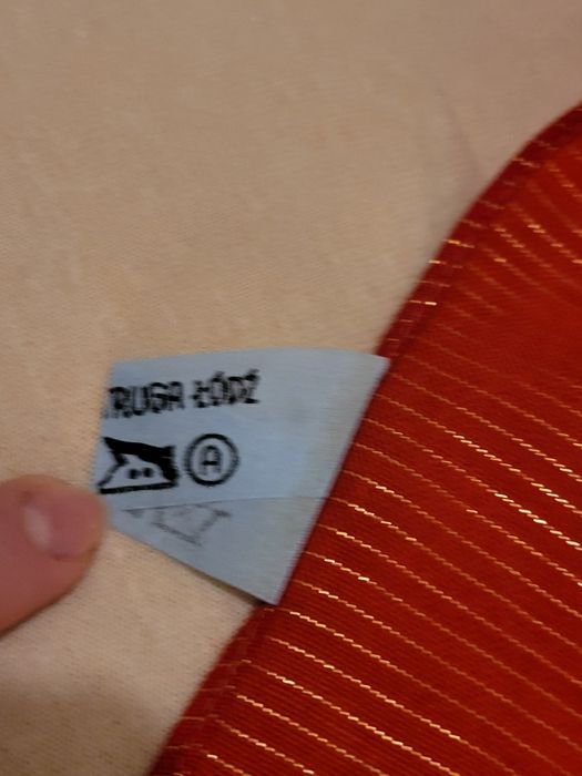 Chusta wełniana z PRL lata 80/90 fabryka Łódź