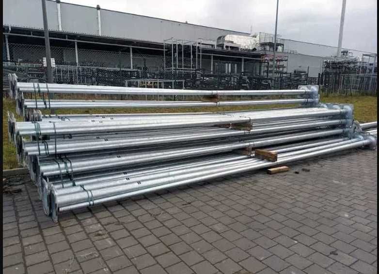 Słup oświetleniowy stalowy  CC 4m 60/104/3 1:11 200x200