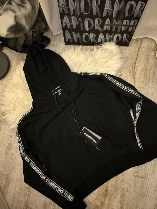 Чорна толстовка Karl Lagerfeld S M