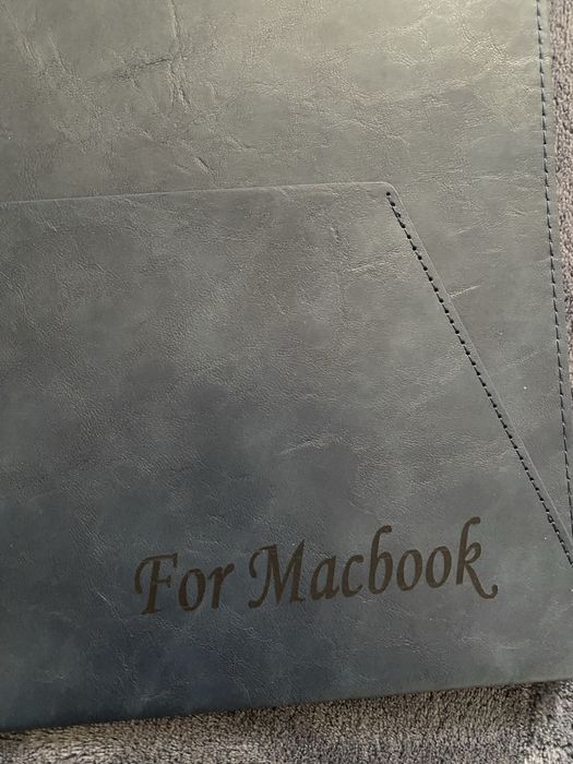 Кожаный чехол для ноутбука 14 pro , накладка для макбука macbook