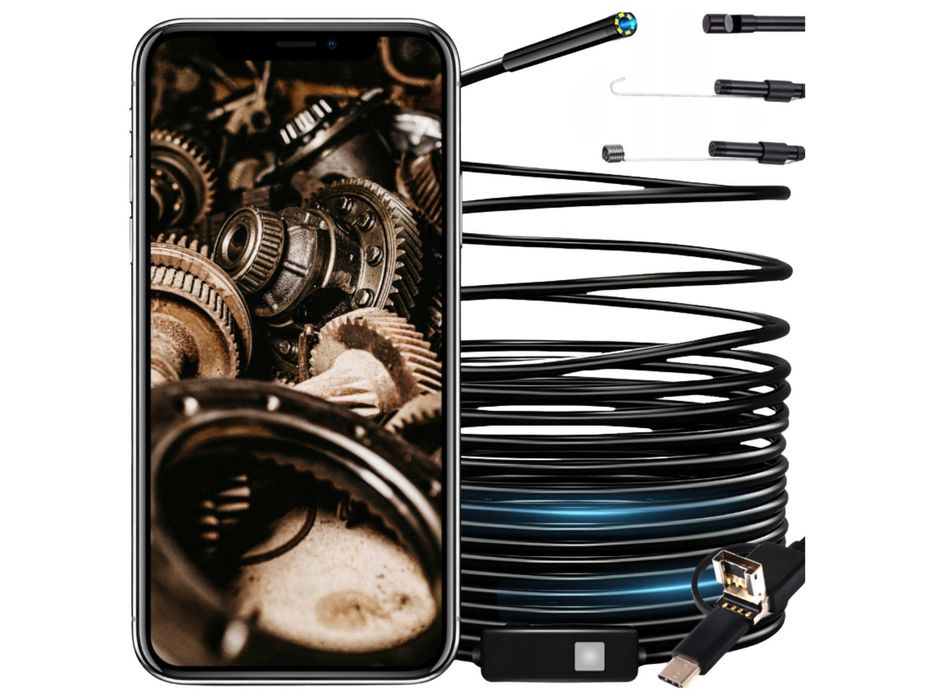 Endoskop Mini Kamera Inspekcyjna Endoskopowa Android USB-C - WYPRZEDAŻ