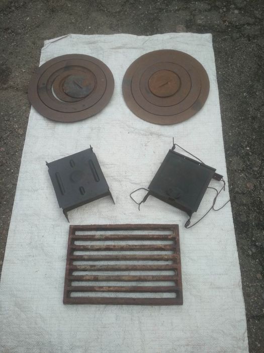 Печные кольца,колосник плиты,зольник.