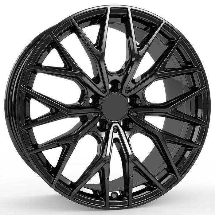 Pasuje do Audi Felgi 18"  A4 A6 Q5  - Czarny Połysk