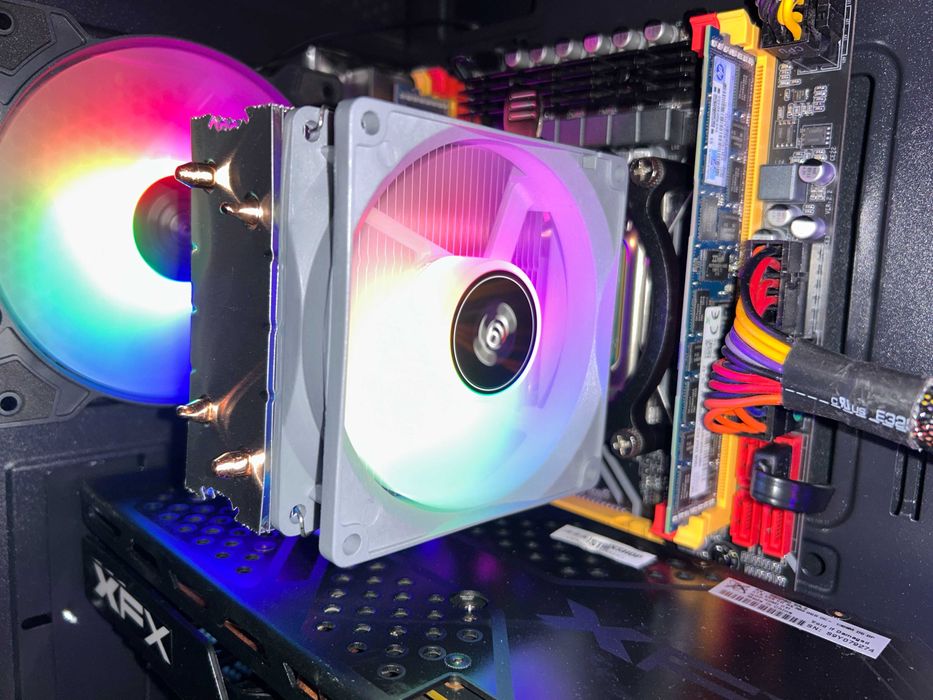Бесплатная доставка! Игровой ПК E5-2650v2/32GB/RX 580 8GB/SSD 256GB
