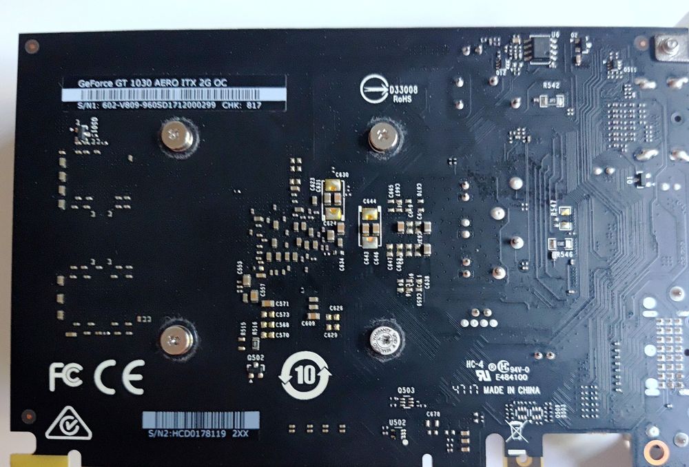Gt 1030 AERO 2GB vram OC