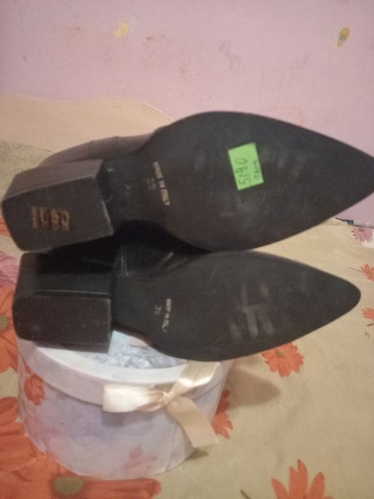 Чоботы зимні шкіряні з хутром