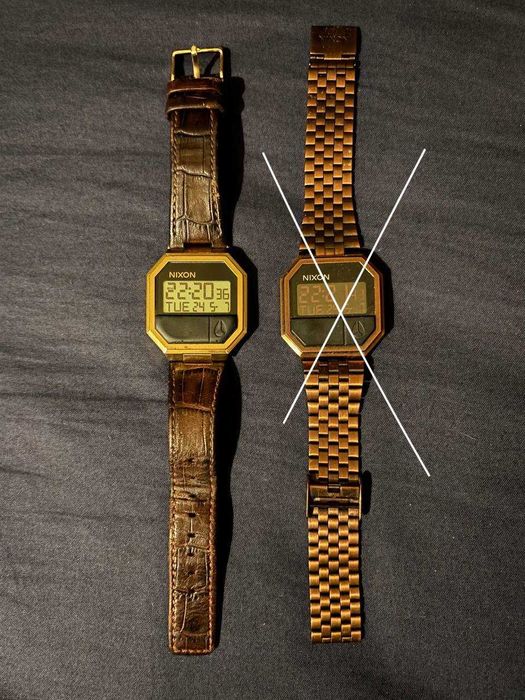 Relógio Nixon Re Run Leather