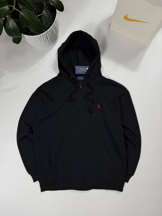 Zip худі Polo Ralph Lauren чорне | Стильне