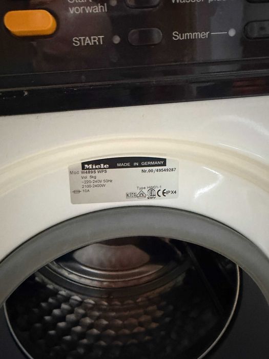 miele pralka 1600 obr