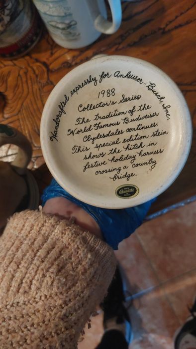 Coleção de canecas de cerveja Budweiser