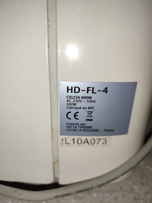 Radiador elétrico 600w.