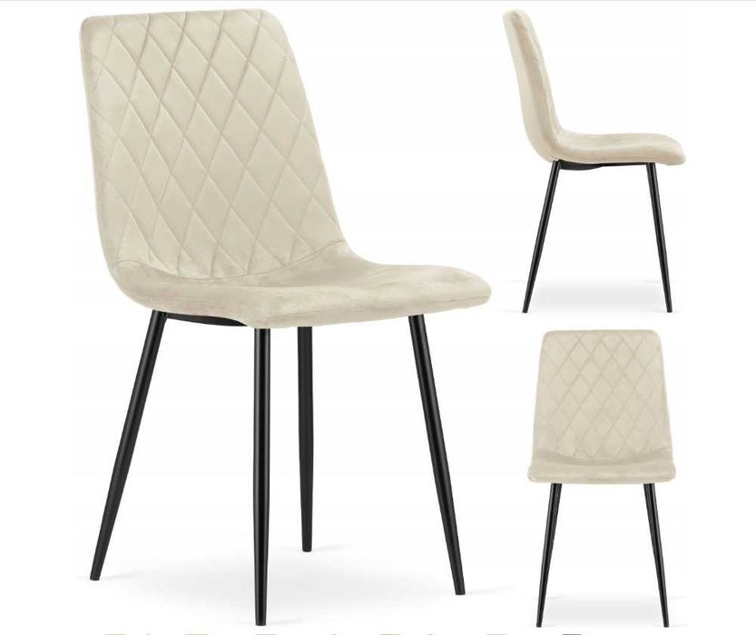 Крісло Велюр, стілець Скандинавський AMPLE стул Лофт (сірий, бежевий)