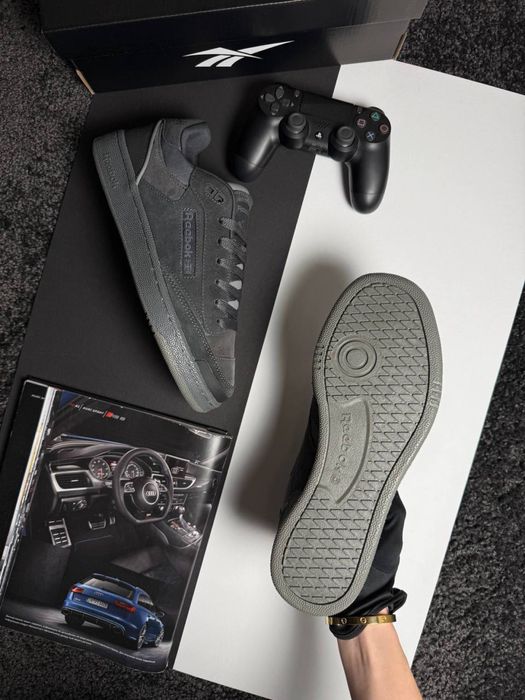 Чоловічі кросівки рібок Reebok Club C Dark Grey [41,42,43,44,45,46]