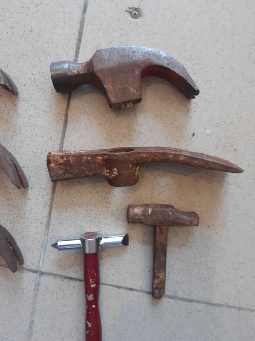Ferramentas Antigas - Lote de Martelos das imagens