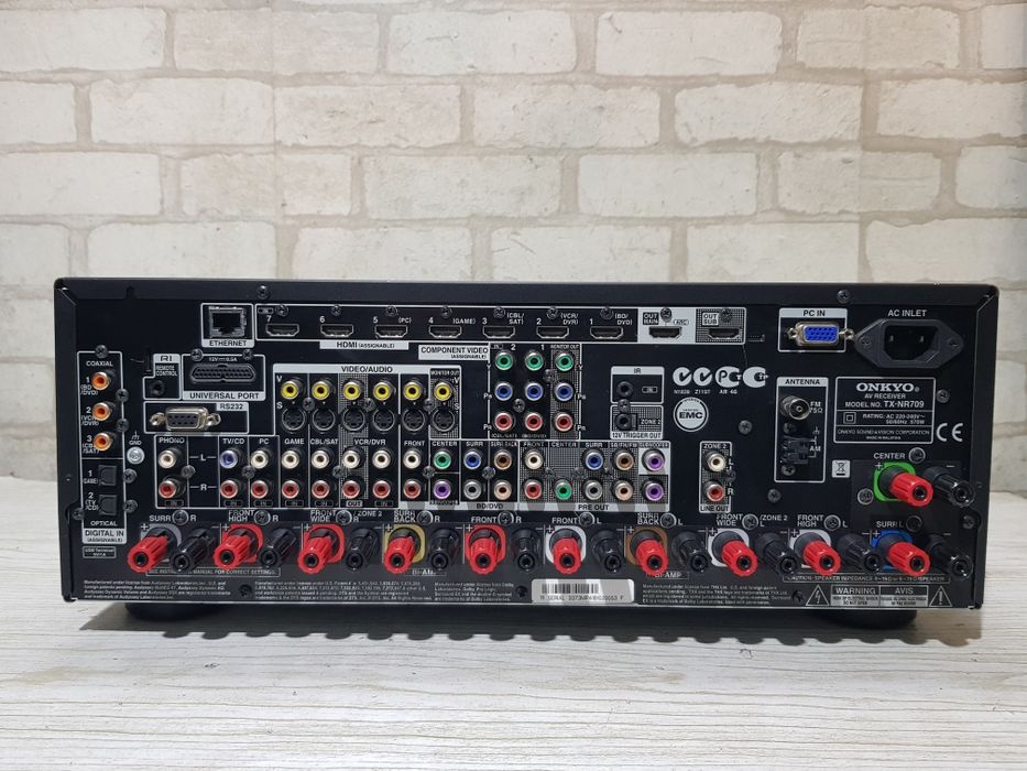 Пульт!7.2 AV ресивер Onkyo TX-NR709 7x170Вт,HDMi,3D,4K,USB, DLNA