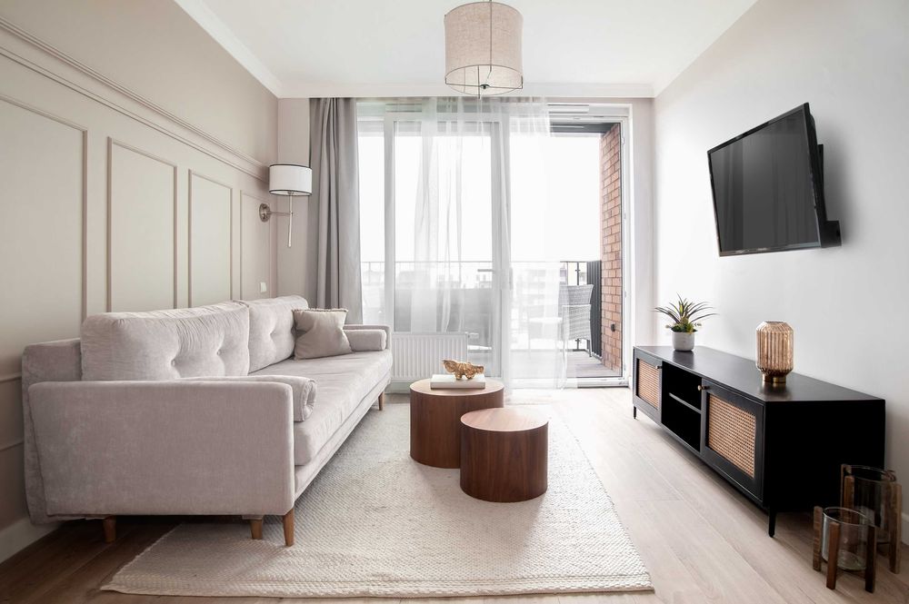 Luksusowy 2-pok. apartament | Pośrednicy mile widziani | Chlebova | Taras na dachu, Siłownia, Widok na Motławę | Gdańsk Centrum | Możliwość FV