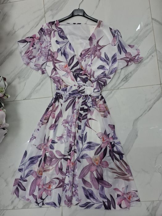Sukienka kwiaty,big size
