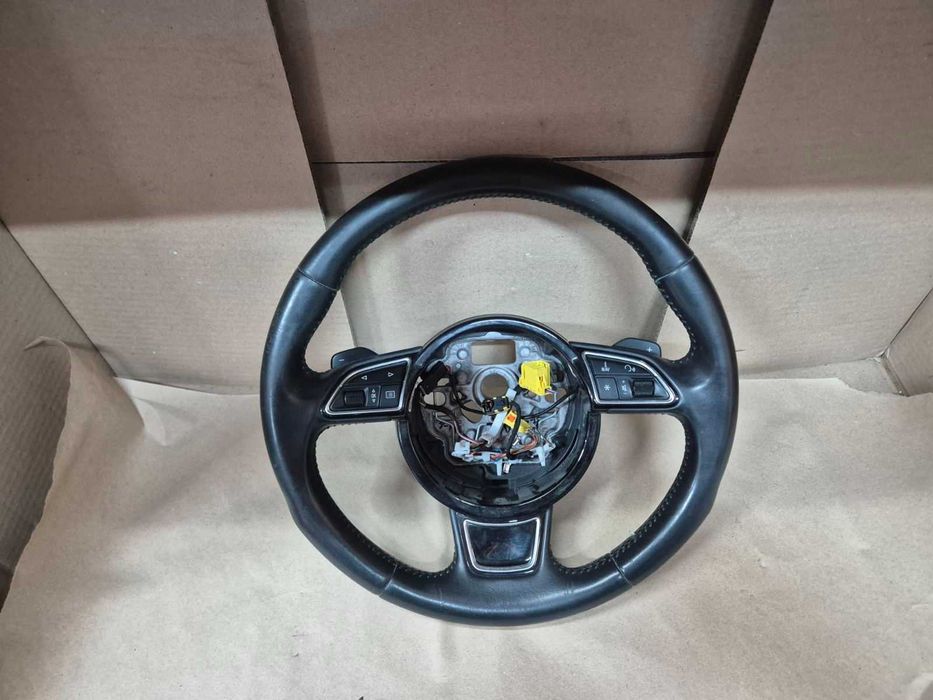 руль кожаний мультикермо з ліпістками Audi A7 A4 A5 A6 Q5 4G0419091S