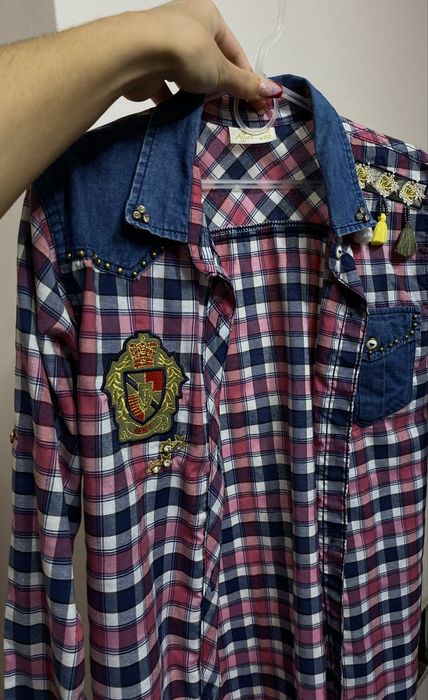 Сорочка в клітинку