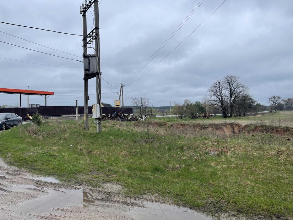 Забір'я промка ділянки від 50 сот, Асфальт, Комунікації