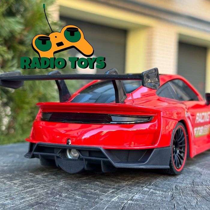 Дрифт машинка с паром на радиоуправлении Porsche 911 GT6 RS Красная