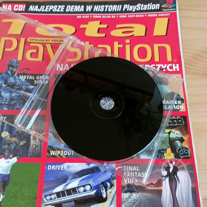 Magazyn Total PlayStation nr 4 2000r. płyta CD demo PSX unikat