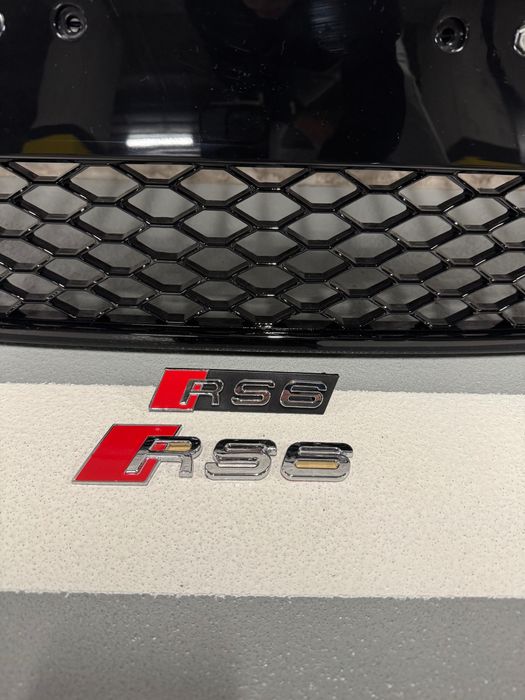 Grill, atrapa zderzak, kratki, plaster miodu. Audi A6 C6