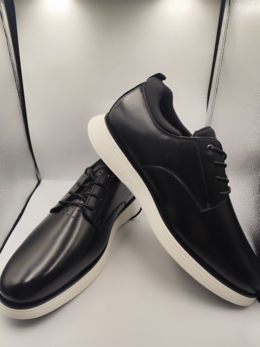 NOWE Męskie buty garniturowe wyjściowe czarne Bruno Marc rozmiar 47