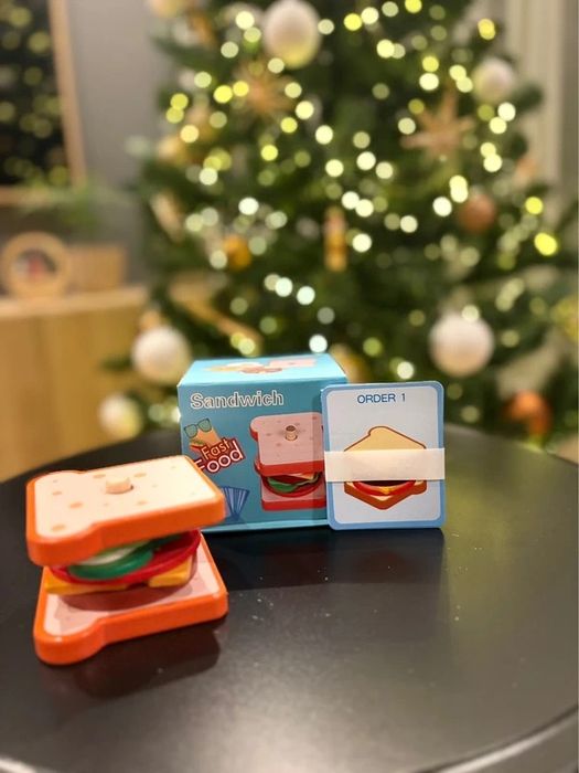 Drewniany zestaw „Kanapka”