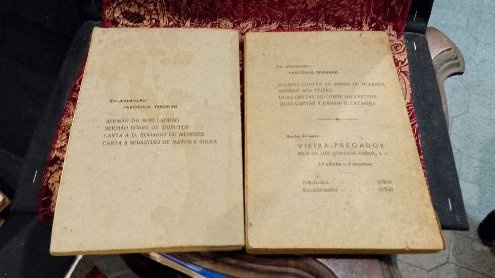Sermões e Cartas do P. António Vieira 1937/38