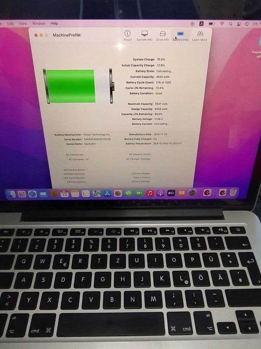 Makbook pro 2015