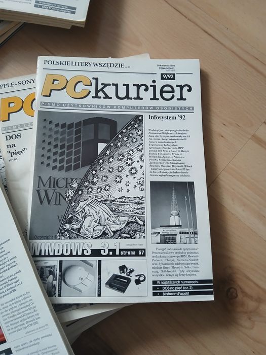PC Kurier 1992 pismo użytkowników komputerów osobistych 27 sztuk