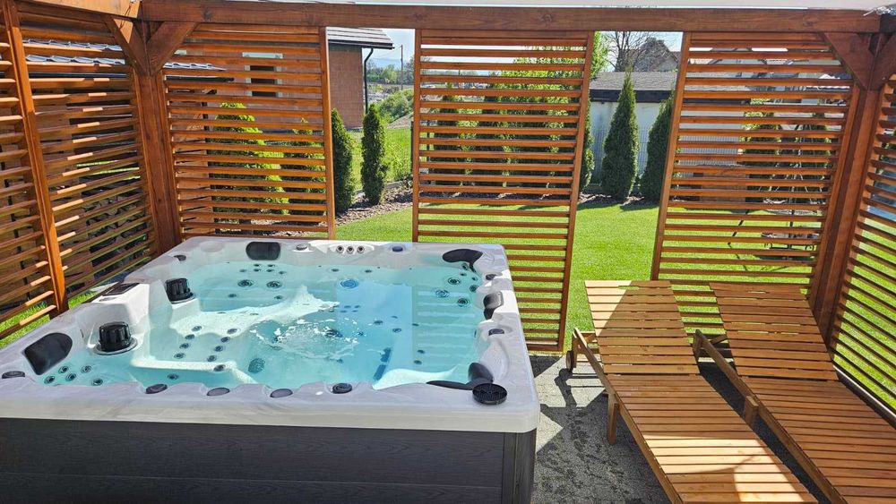 Jacuzzi ogrodowe wanna z hydromasażem SPA 6 os.