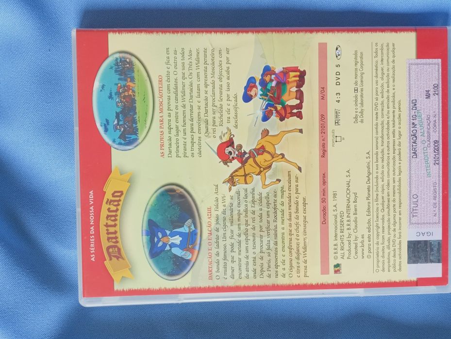 Coleção de DVD's Dartacão  desenho animado