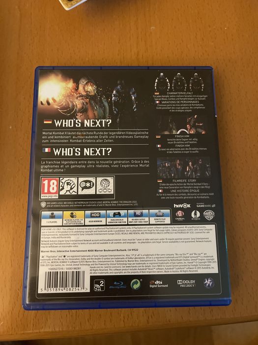 Mortal Kombat x ps4