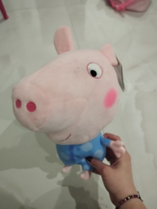 Nowa maskotka George, świnka Peppa, Peppa Pig