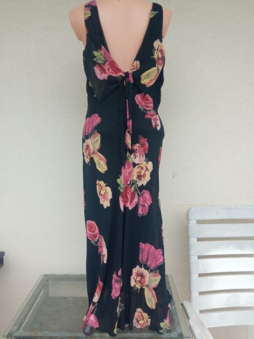 Cache sukienka maxi boho róże tulipany 120 cm pachy wesele wiskoza hit