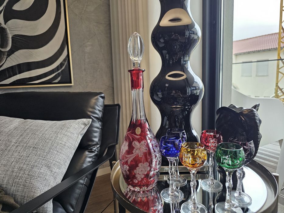 Garrafa de Licor Cristal (24%  Pbo) da marca Alemã Dobern