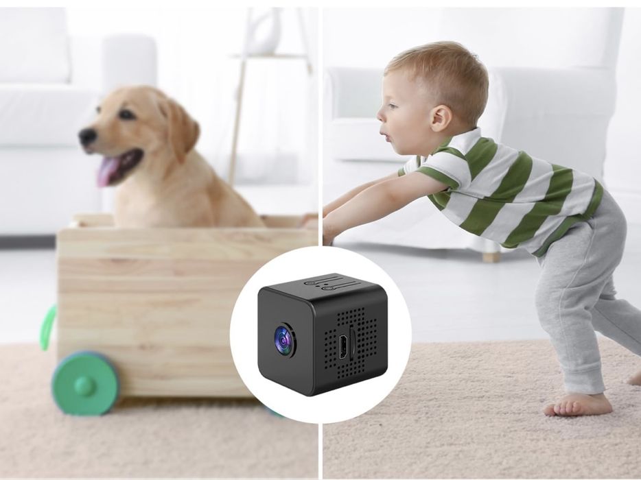 Розумна  Міні Wi-Fi камера  з нічним баченням та датчиком руху