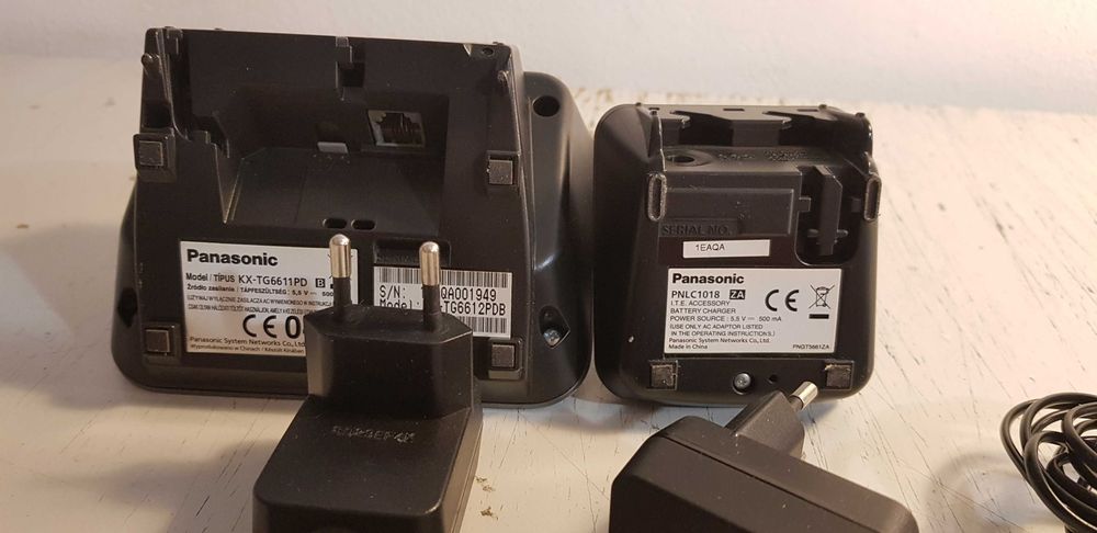 Telefon stacjonarny bezprzewodowy Panasonic KX-TG6611PD +2ga słuchawka