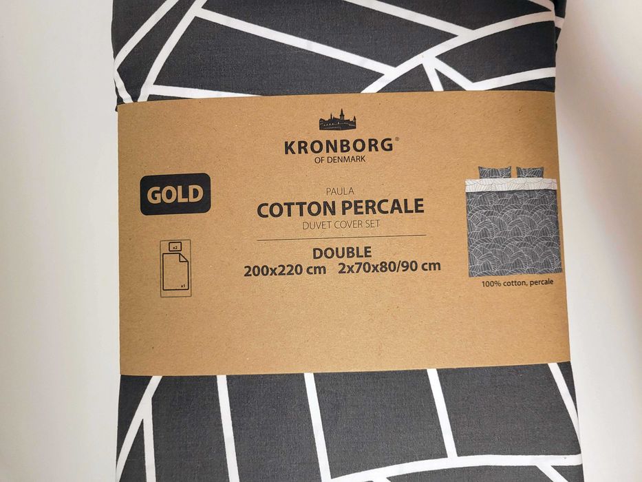 Pościel z perkalu 200x220 KRONBORG Paula Jysk