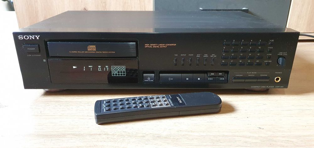 Sony CDP-461 odtwazacz CD, pilot RM-D820
