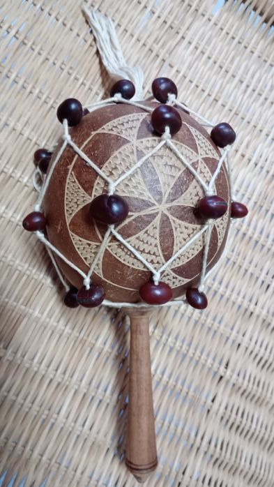 Maraca Caribenha, instrumento musical artesanal