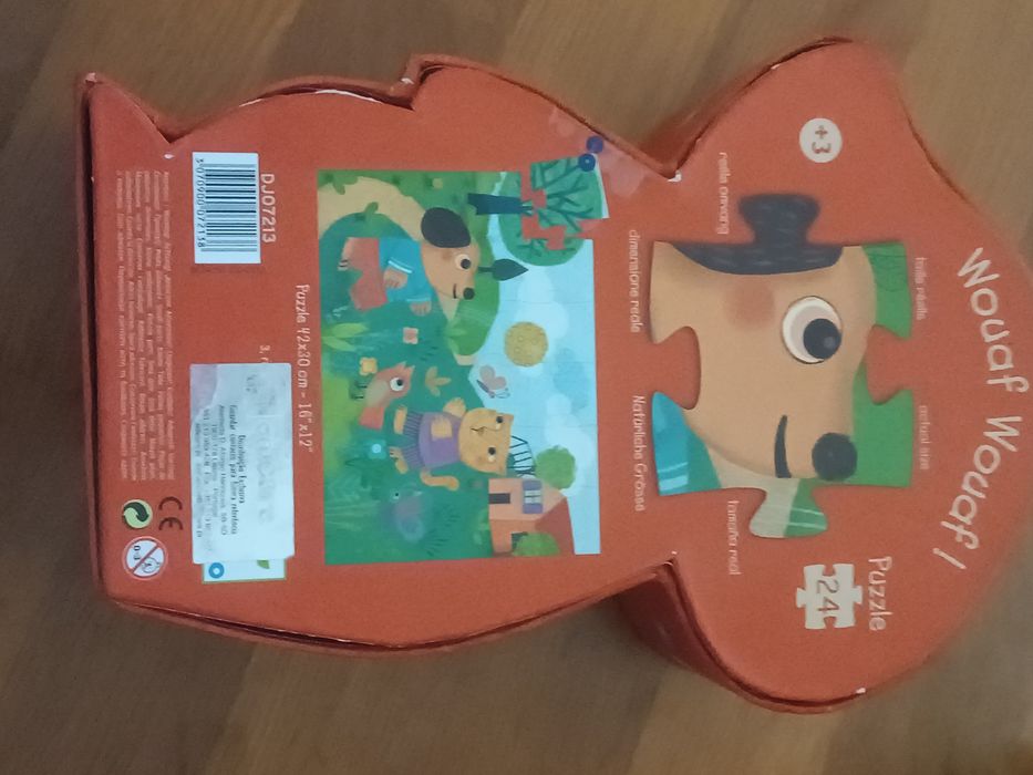 Puzzle Djeco silhueta wouaf wouaf