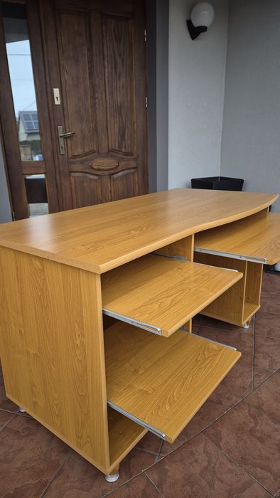 Biurko komputerowe ladne BRW olcha