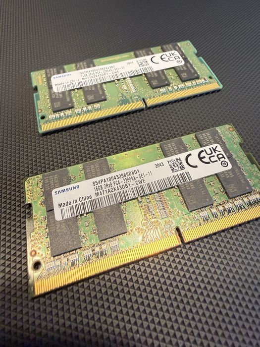 Samsung 32GB RAM DDR4 3200MHz SO-DIMM (2x16GB) Laptop PC4-3200 CL22