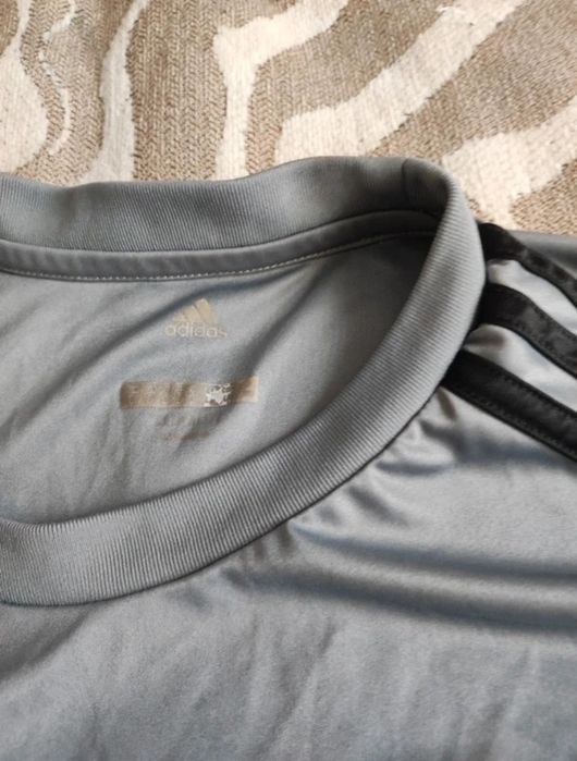 Adidas szary t-shirt rozmiar L