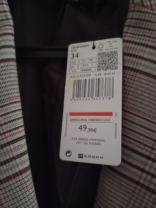 Blazer Mango Novo