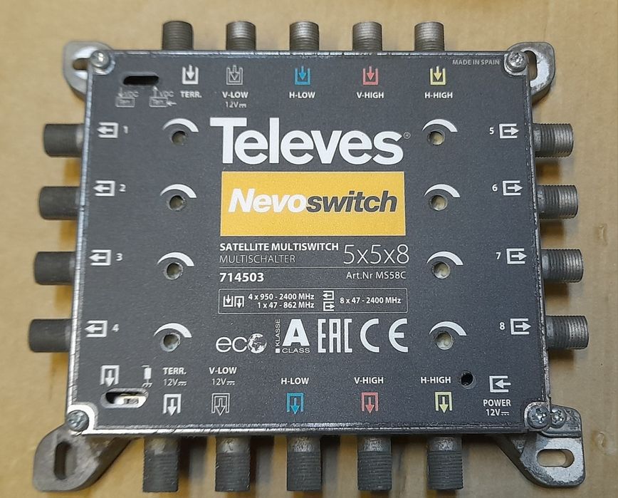 Мультисвич Televes 5x5x8  мультпереключатель