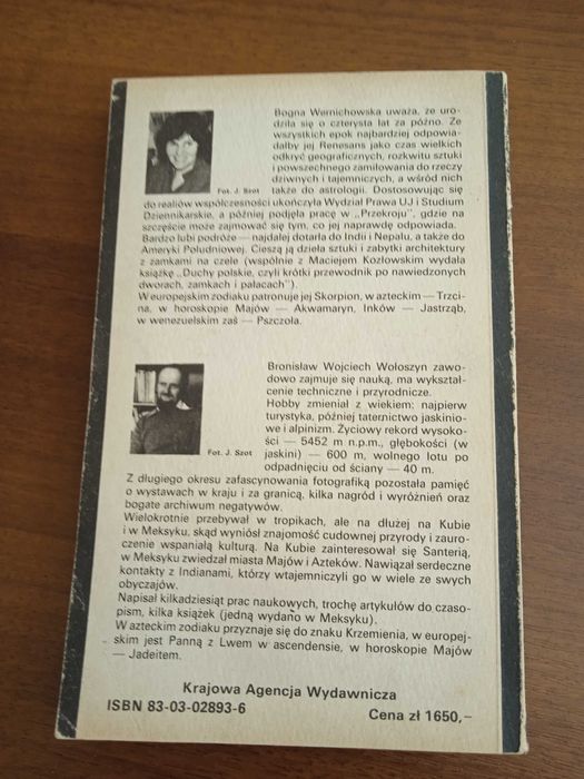 Zodiak dalekich lądów, B. Wernichowska, B. Wołoszyn, horoskopy